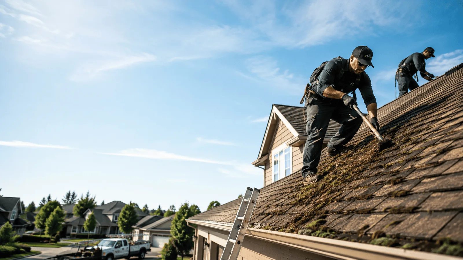 Roof Moss Removal in Prospect, OH near me